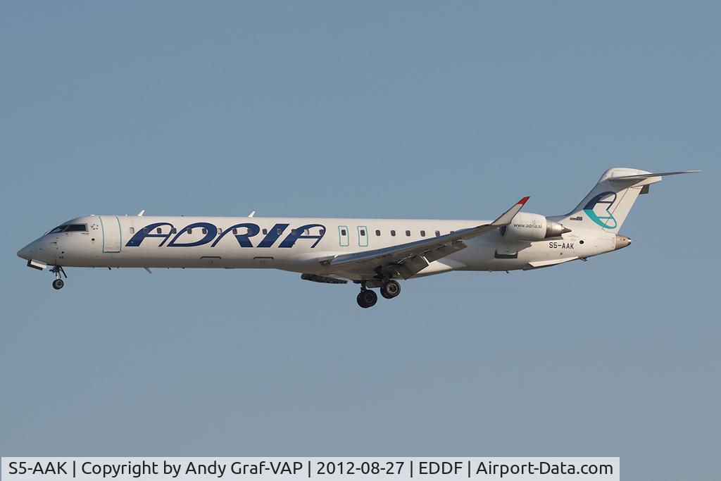 S5-AAK, 2007 Canadair CRJ-900ER (CL-600-2D24) C/N 15128, Adria Airways CRJ900