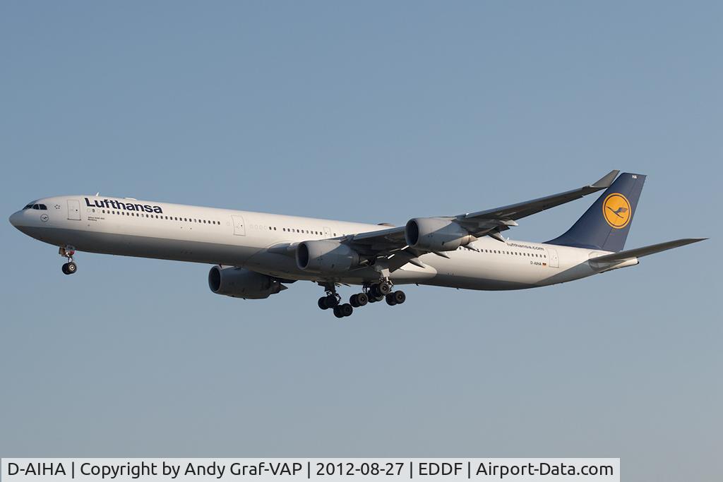 D-AIHA, 2003 Airbus A340-642 C/N 482, Lufthansa A340-600