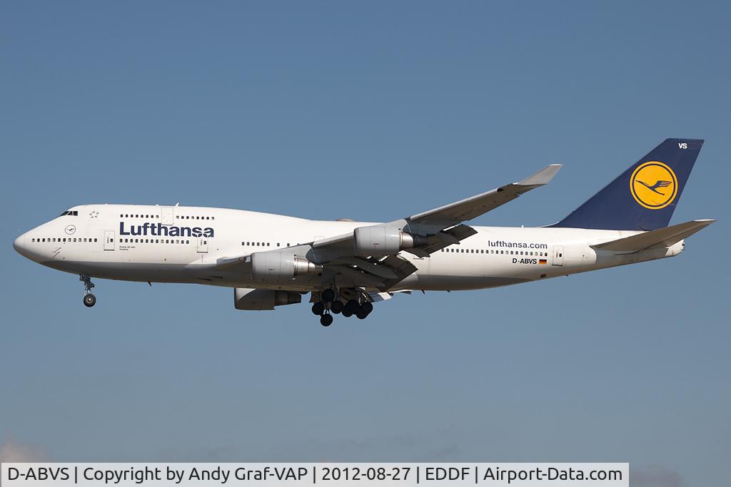 D-ABVS, 1997 Boeing 747-430 C/N 28286, Lufthansa 747-400