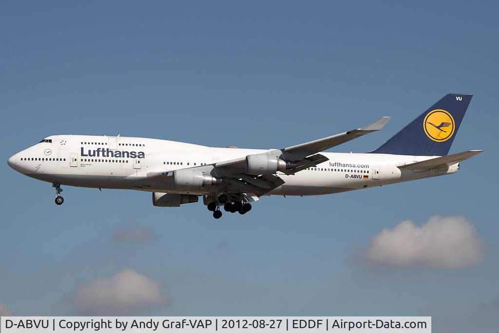 D-ABVU, 1998 Boeing 747-430 C/N 29492, Lufthansa 747-400