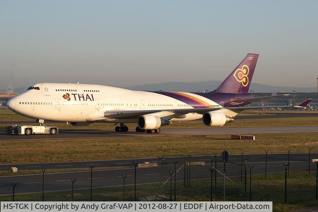 HS-TGK, 1990 Boeing 747-4D7 C/N 24993, Thai International 747-400