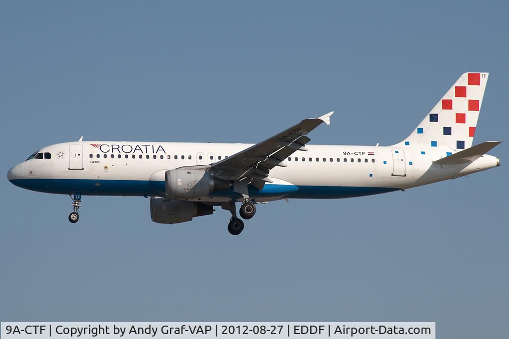 9A-CTF, 1991 Airbus A320-211 C/N 258, Croatia Airlines A320