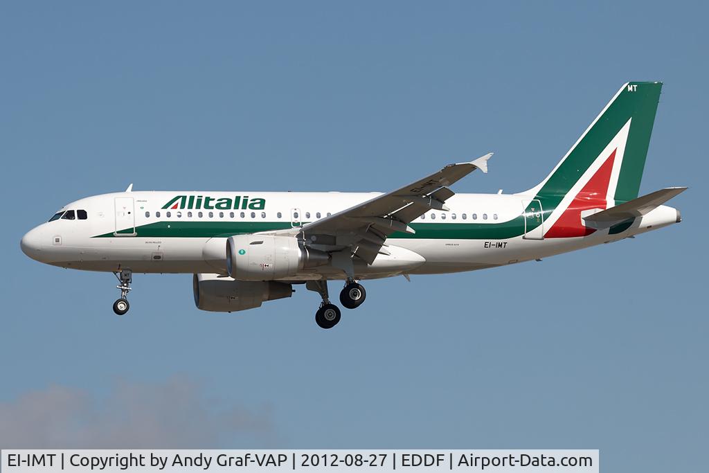 EI-IMT, 2012 Airbus A319-111 C/N 5018, Alitalia A319