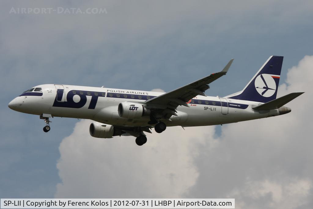 SP-LII, 2009 Embraer 175LR (ERJ-170-200LR) C/N 17000290, Ferihegy
