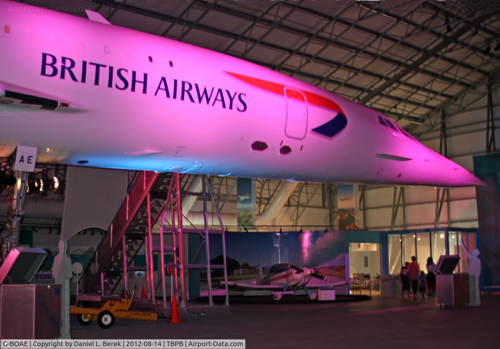 G-BOAE, 1977 Aerospatiale-BAC Concorde 1-102 C/N 100-012, This Concorde is now proudly displayed at 