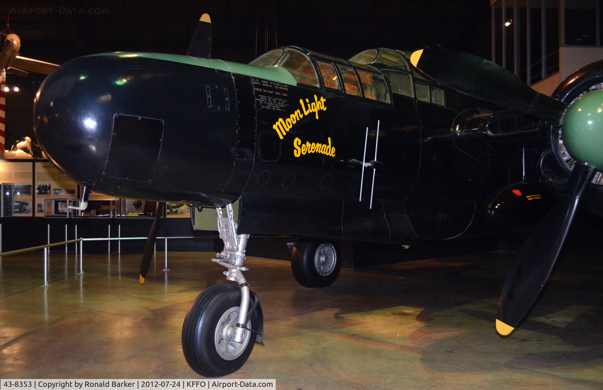 43-8353, 1943 Northrop P-61B Black Widow C/N 1407, AF Museum