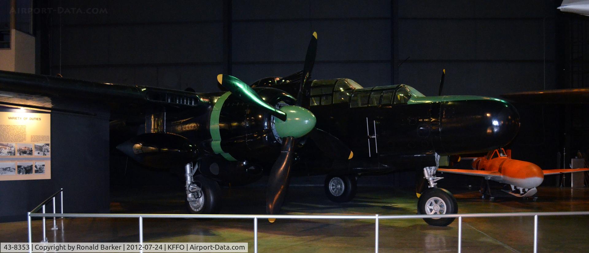 43-8353, 1943 Northrop P-61B Black Widow C/N 1407, AF Museum