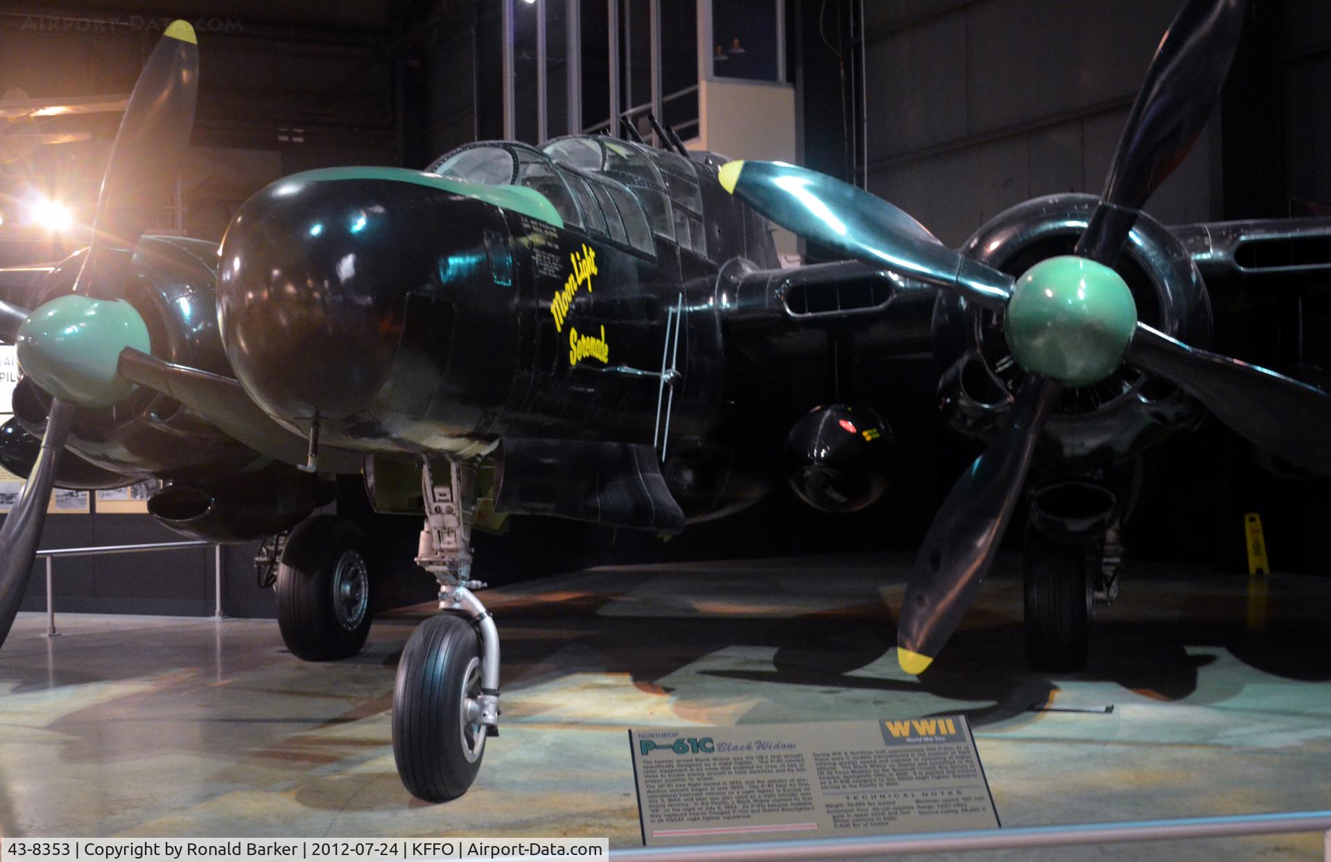 43-8353, 1943 Northrop P-61B Black Widow C/N 1407, AF Museum