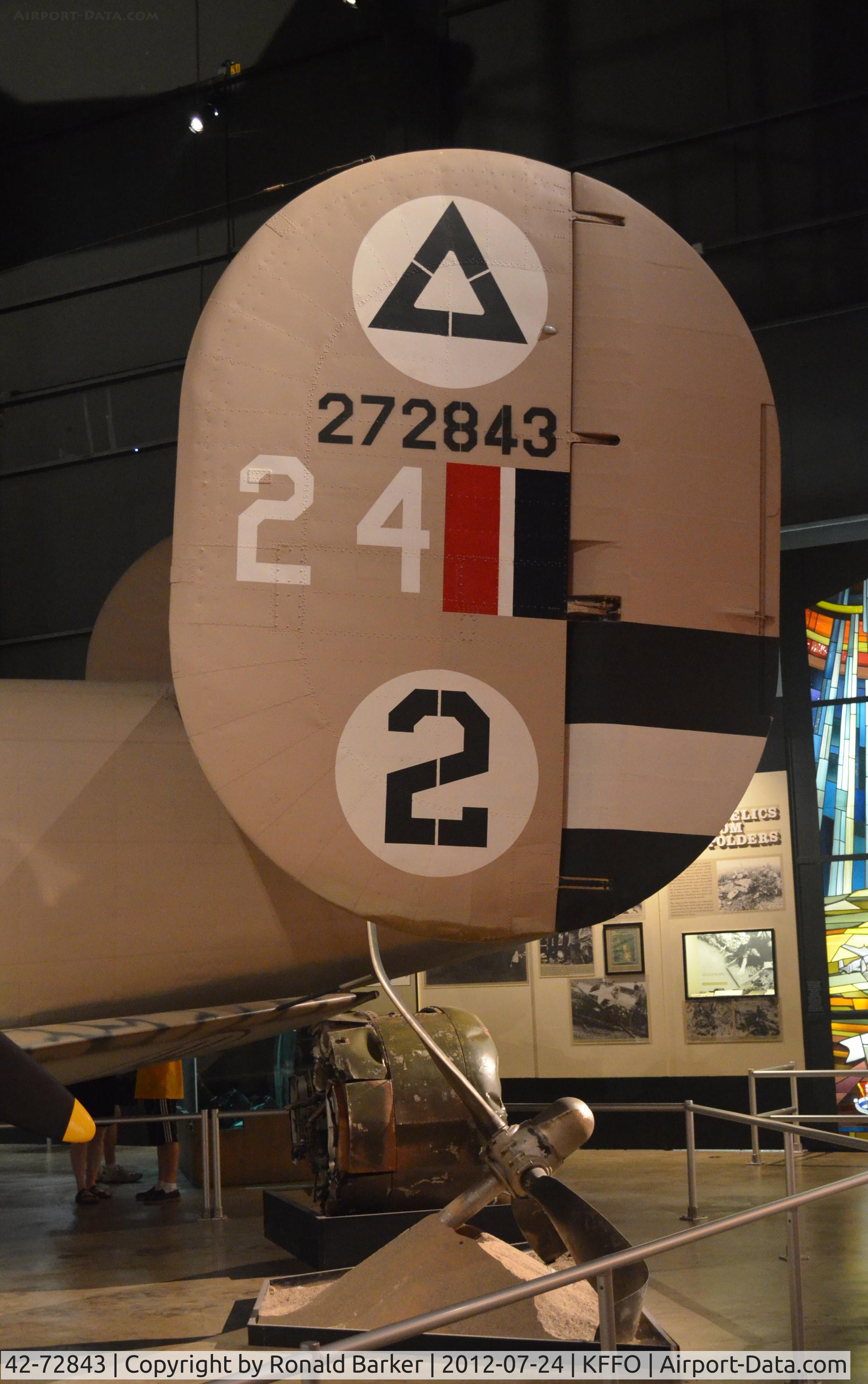 42-72843, 1942 Consolidated B-24D-160-CO Liberator C/N 2413, AF Museum