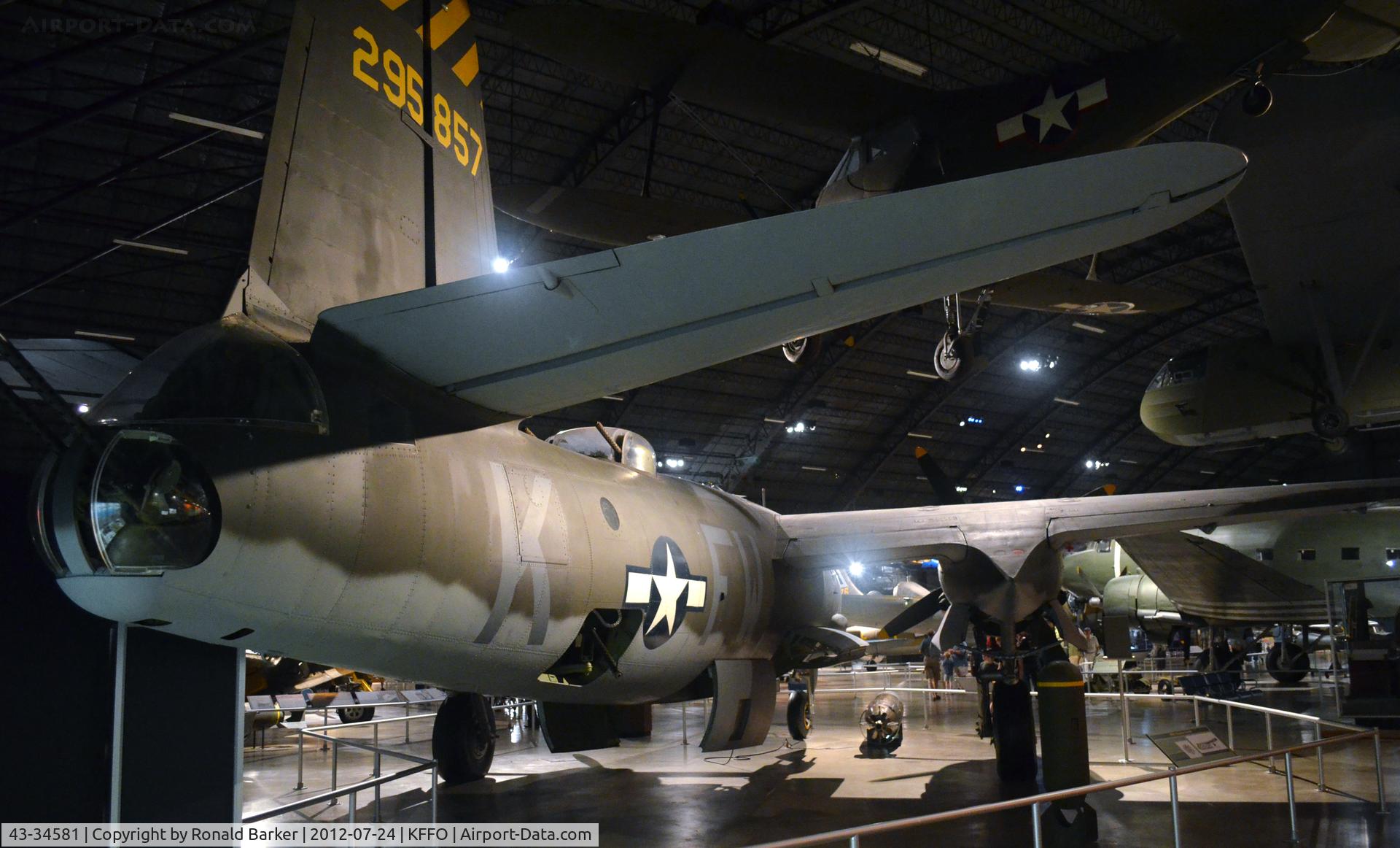 43-34581, 1943 Martin B-26G-11-MA Marauder C/N 8701, AF Museum