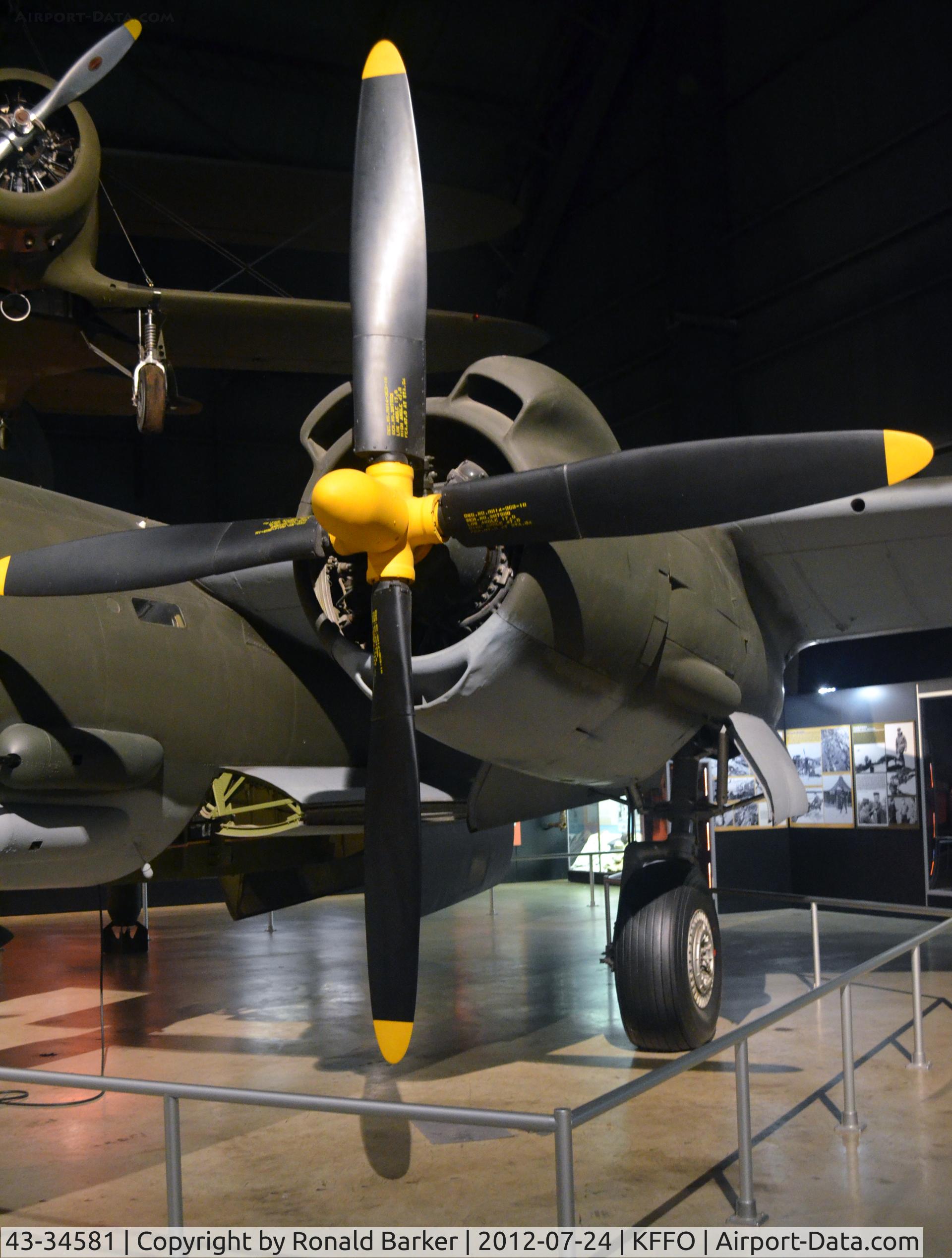 43-34581, 1943 Martin B-26G-11-MA Marauder C/N 8701, AF Museum