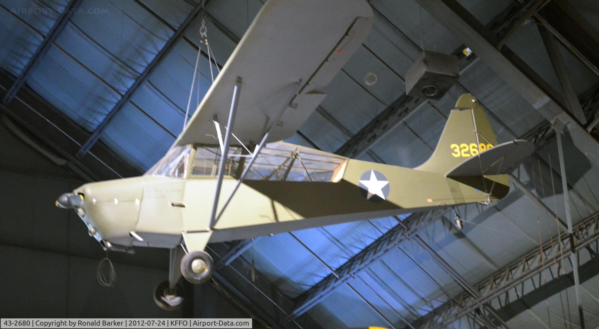 43-2680, 1943 Interstate L-6 Grasshopper C/N 123, AF Museum