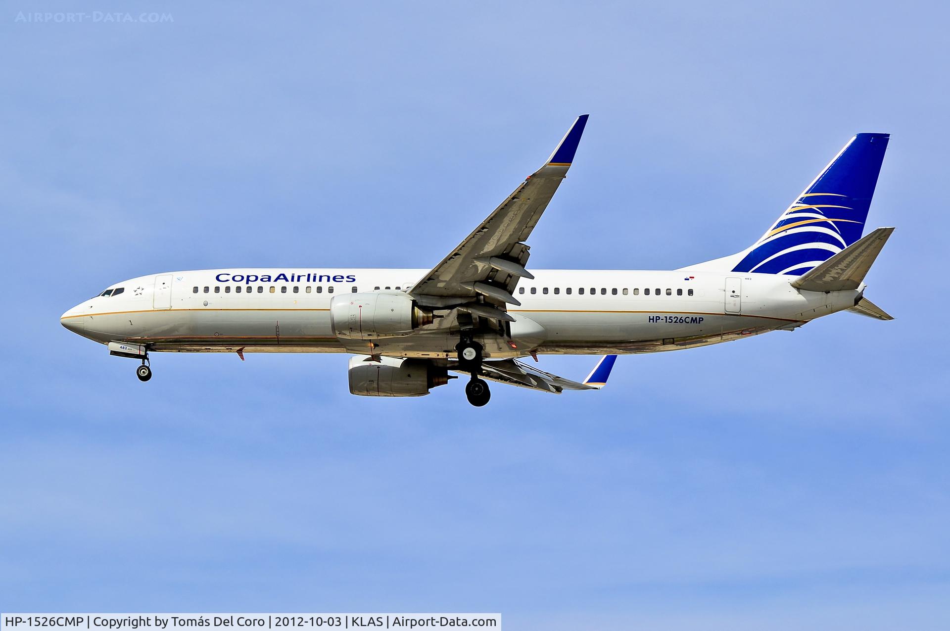 HP-1526CMP, 2005 Boeing 737-8V3 C/N 34006, HP-1526CMP Copa Airlines Boeing 737-8V3 (cn 34006)

- Las Vegas - McCarran International (LAS / KLAS)
USA - Nevada, October 3, 2012
Photo: Tomás Del Coro