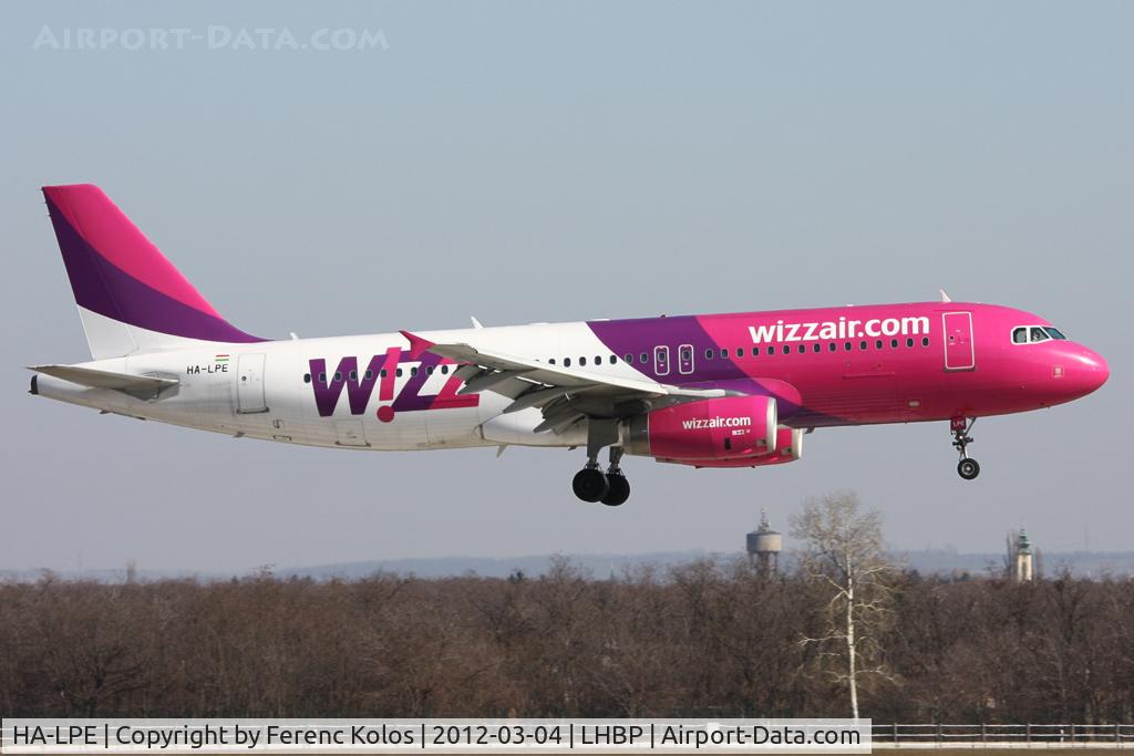 HA-LPE, 2002 Airbus A320-233 C/N 1892, Ferihegy