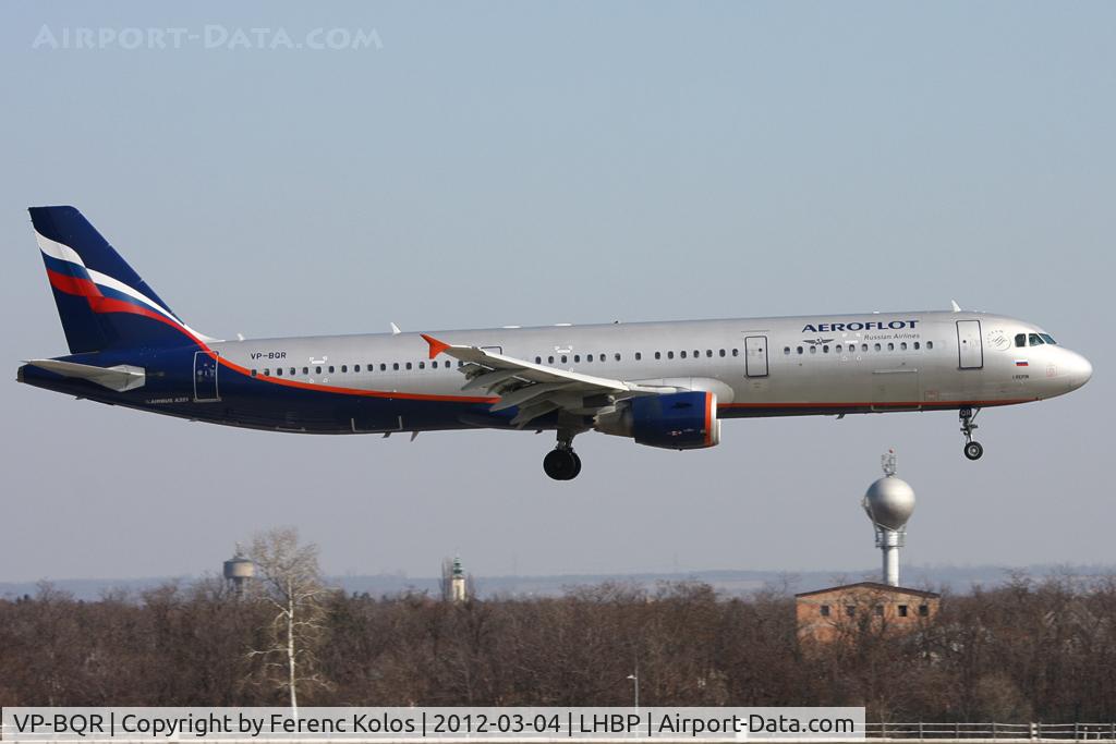 VP-BQR, 2006 Airbus A321-211 C/N 2903, Ferihegy
