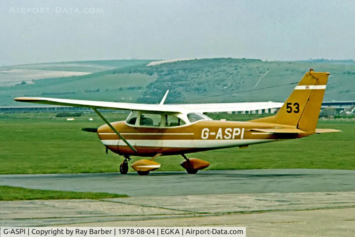 G-ASPI, 1964 Reims Cessna F172E Skyhawk C/N 0050, R/Cessna F.172E Skyhawk [0050] Shoreham~G 04/08/1978