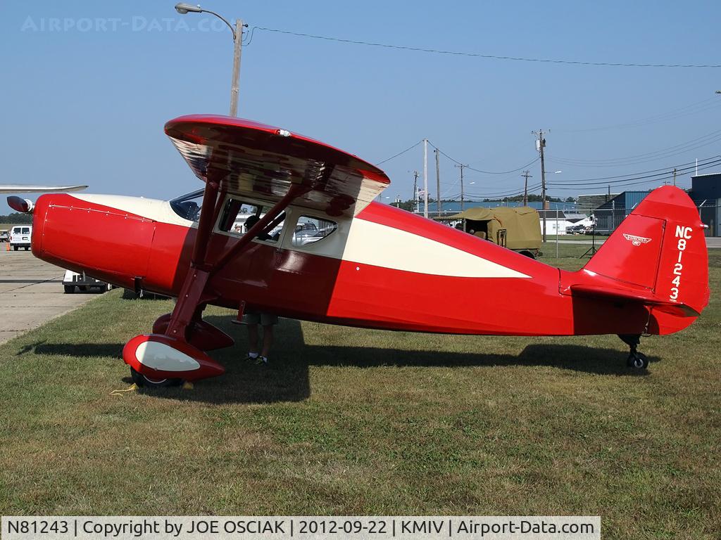 N81243, 1952 Fairchild 24R-46 C/N R46144, at Millville