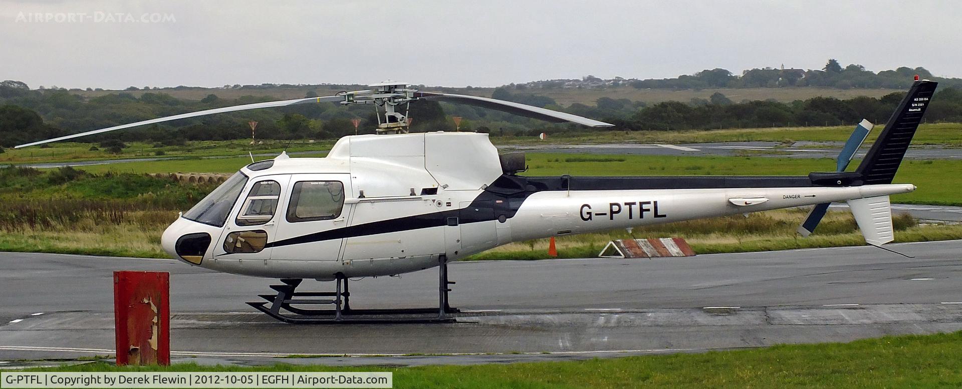 G-PTFL, 1993 Eurocopter AS-350BA Ecureuil C/N 2551, Seen at EGFH.