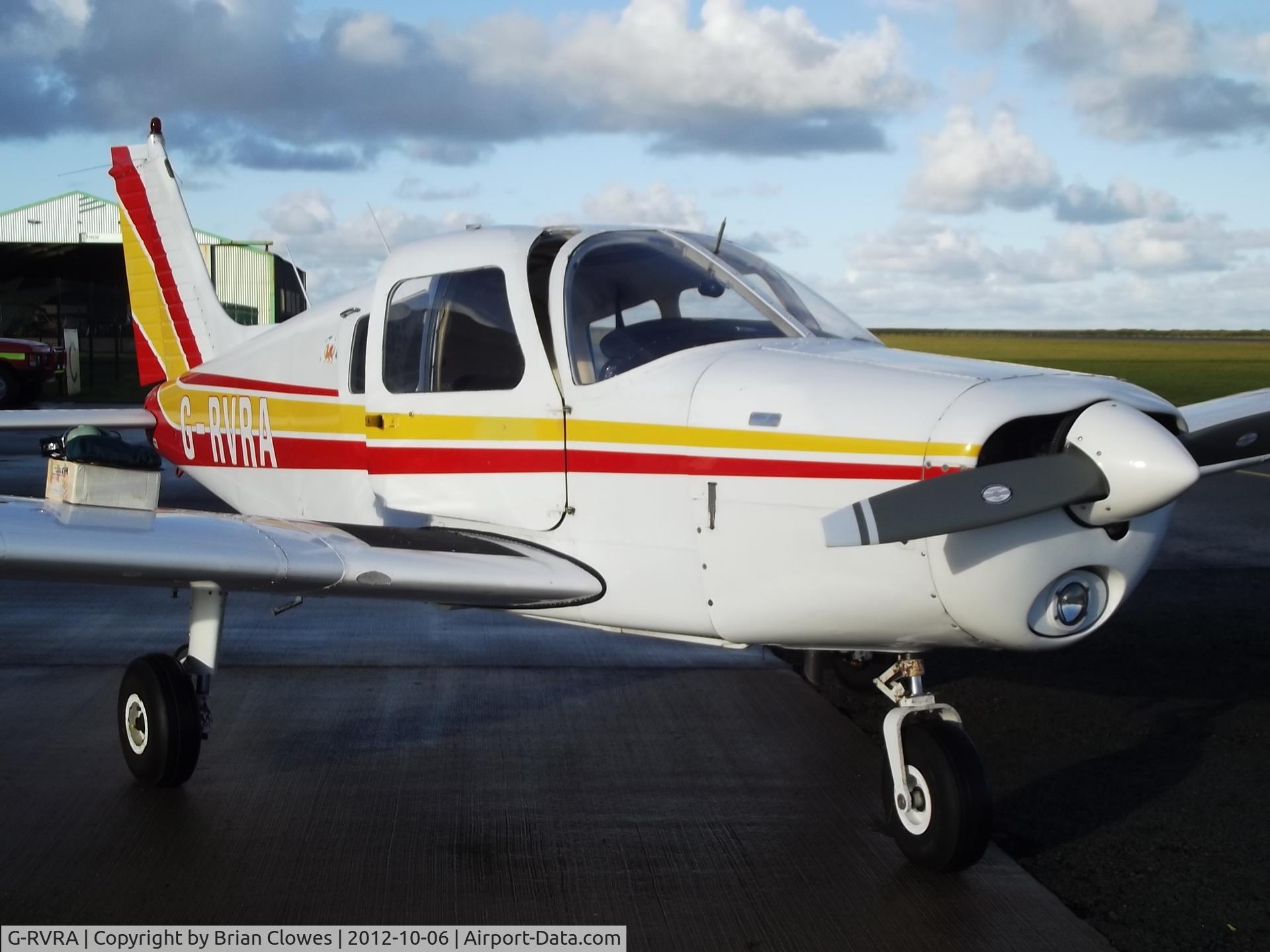 G-RVRA, 1975 Piper PA-28-140 Cherokee Cruiser C/N 28-7625038, Cearnarfon 6 Oct 2012