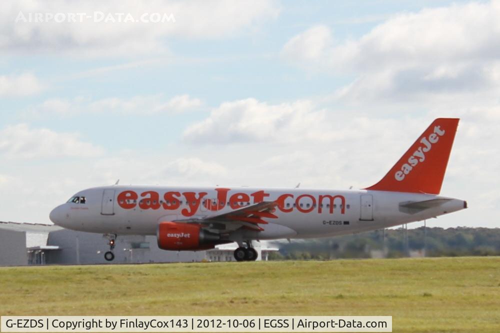 G-EZDS, 2008 Airbus A319-111 C/N 3702, easyJet Airbus A319-100 at London Stansted