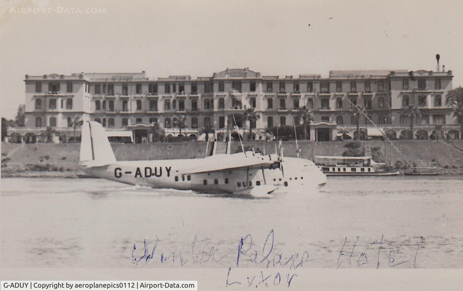 G-ADUY, Short S.23 Empire C/N S.816, G-ADUY 