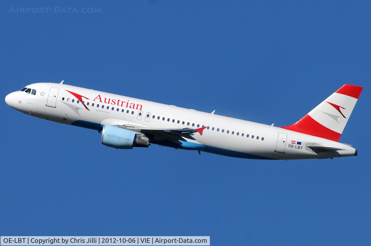 OE-LBT, 2000 Airbus A320-214 C/N 1387, Austrian Airlines