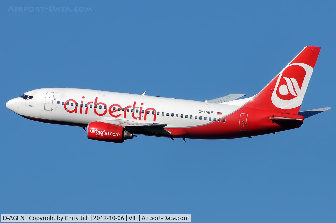 D-AGEN, 1998 Boeing 737-75B C/N 28100, Air Berlin