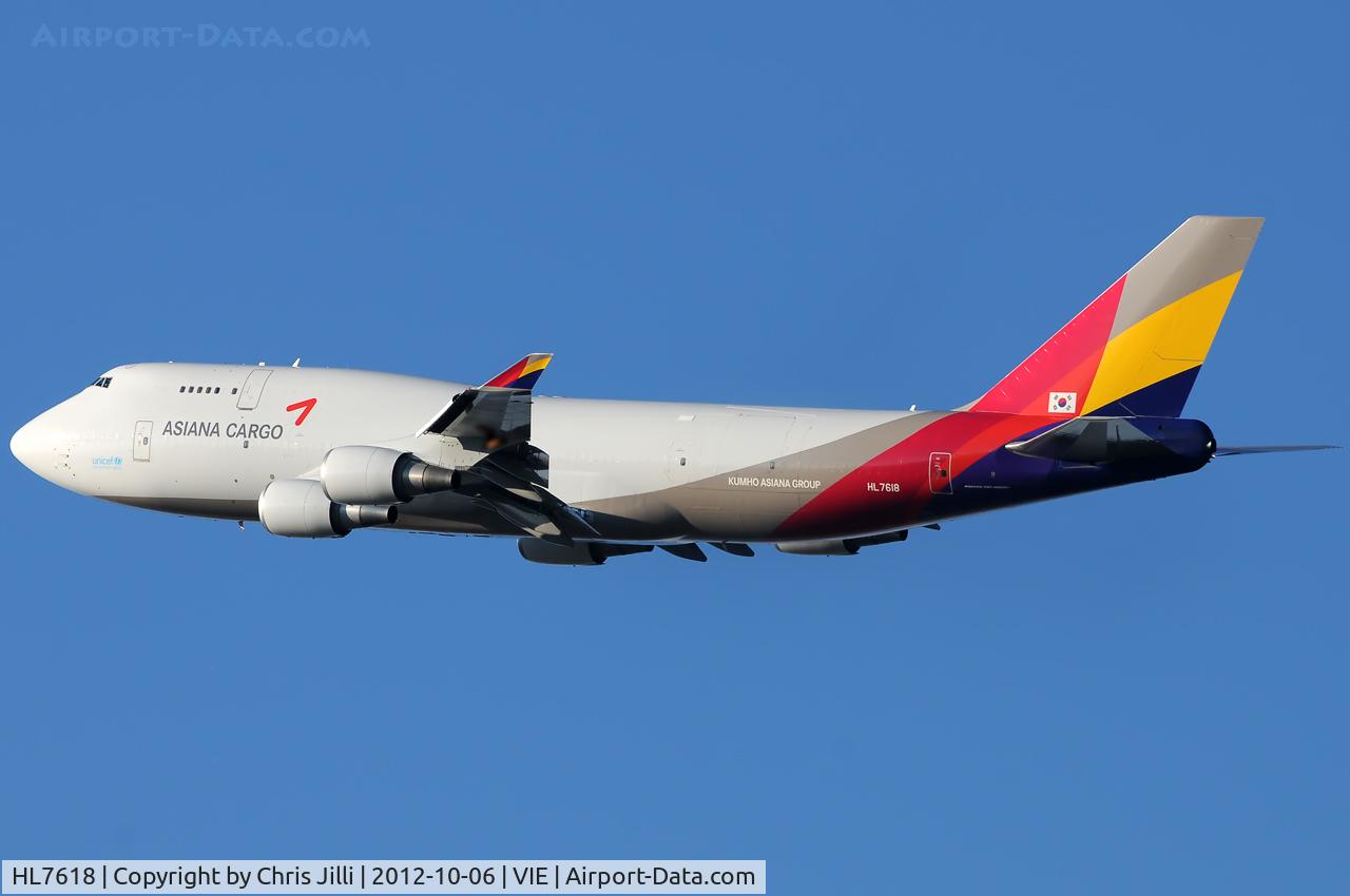HL7618, 1992 Boeing 747-446 C/N 26343, Asiana Cargo