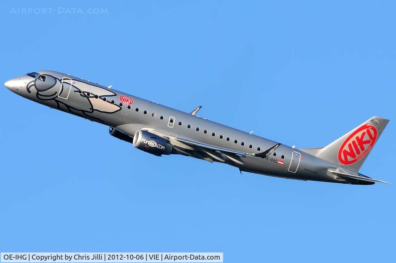 OE-IHG, 2011 Embraer 190LR (ERJ-190-100LR) C/N 19000435, NIKI