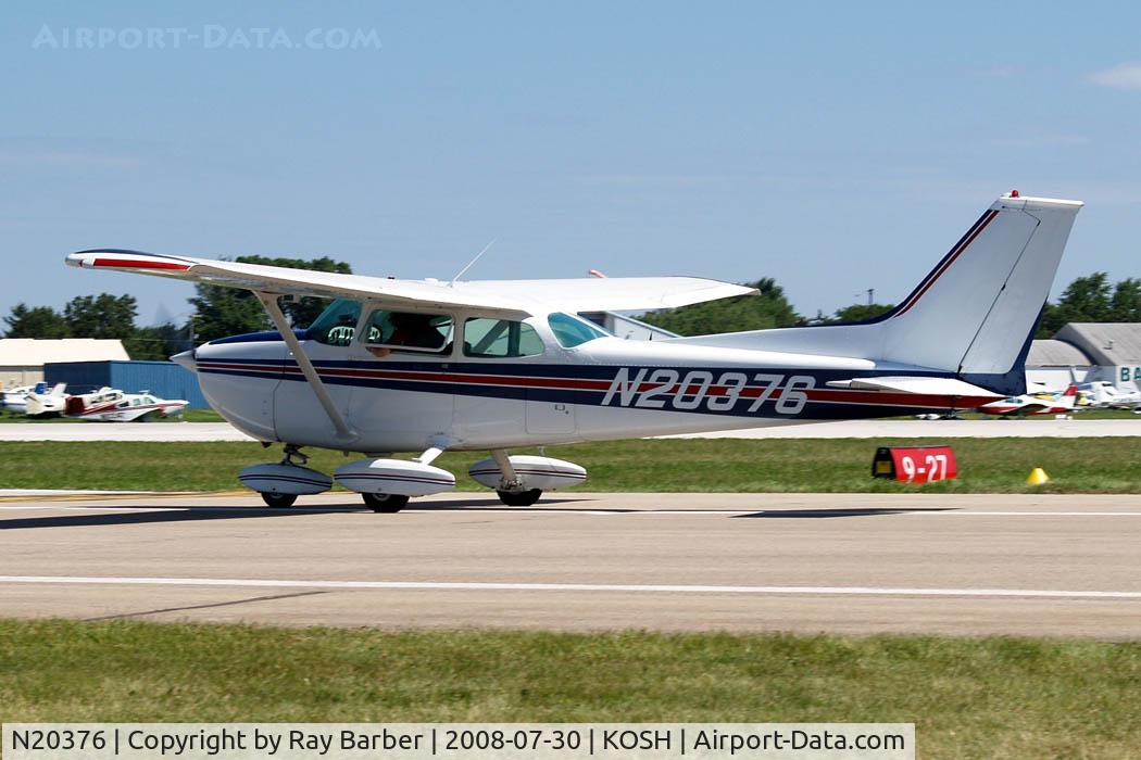 N20376, 1972 Cessna 172M C/N 17261237, Cessna 172M Skyhawk [172-61237] Oshkosh-Wittman Regional Airport~N 30/07/2008