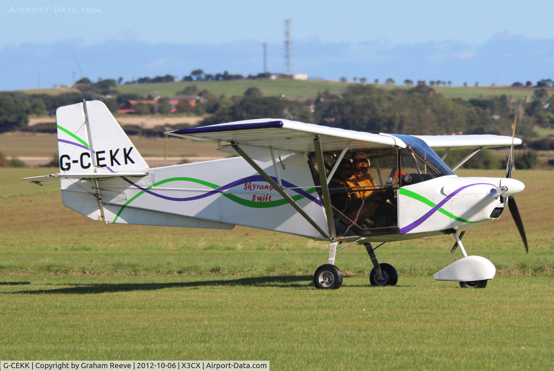 G-CEKK, 2007 Skyranger Swift 912S(1) C/N BMAA/HB/522, Just landed.