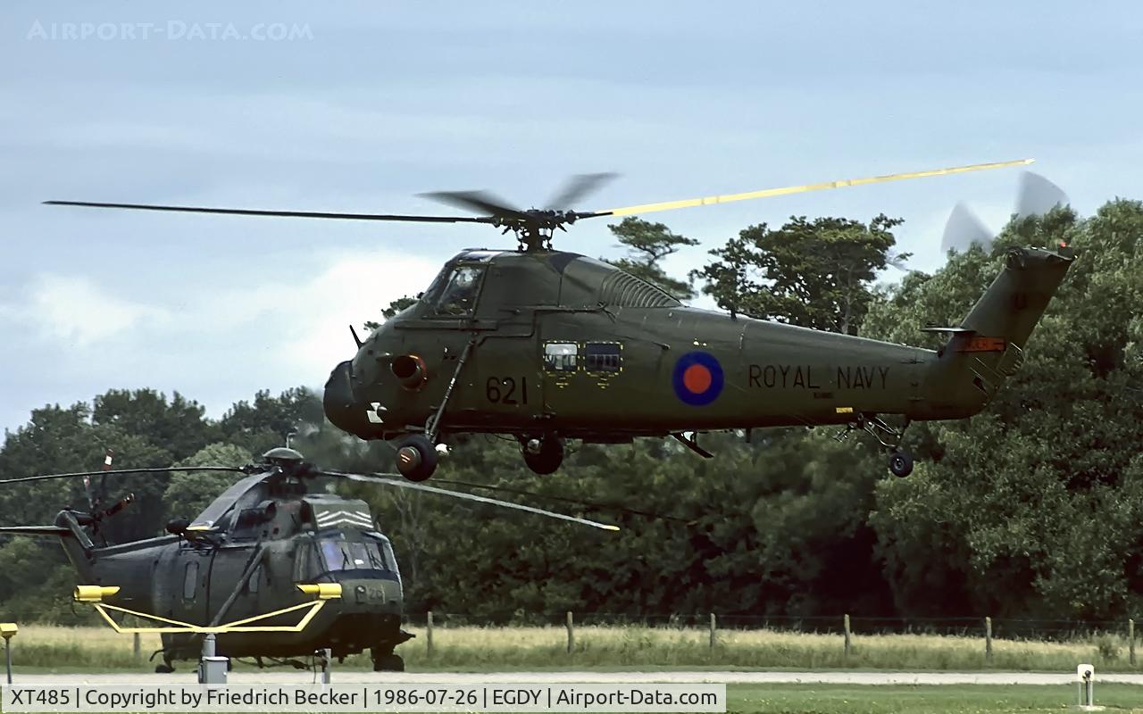 XT485, 1963 Westland Wessex HU.5 C/N WA307, hovering at RNAS Yeovilton