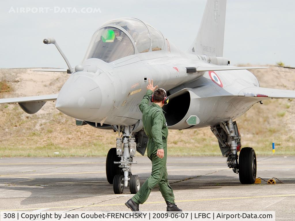 308, 2008 Dassault Rafale B C/N 308, FRANCE AIR FORCE - CAZAUX LFBC
