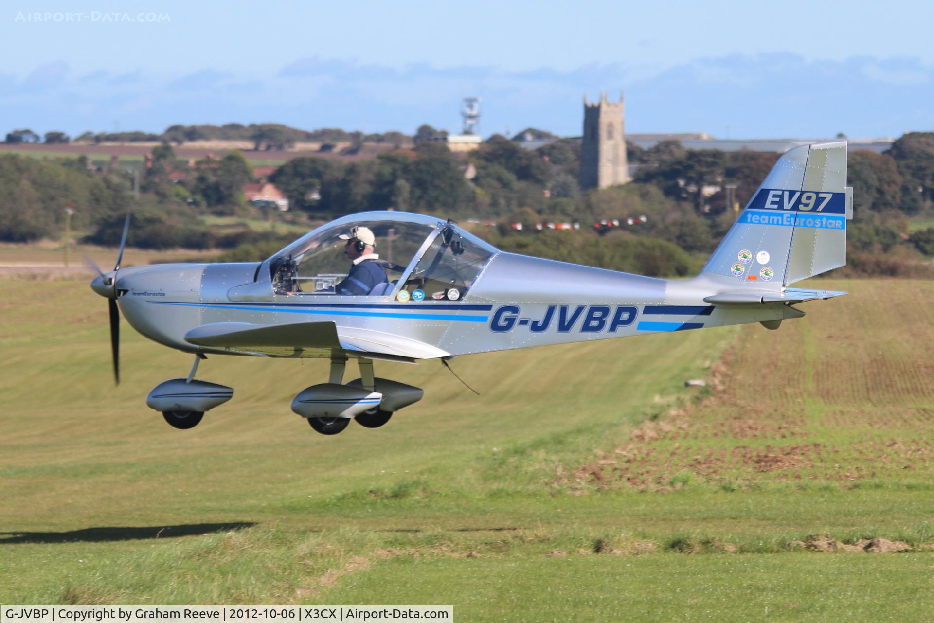 G-JVBP, 2006 Aerotechnik EV-97 TeamEurostar UK C/N 2730, Just taken off.