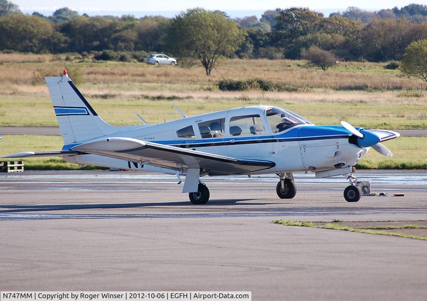 N747MM, 1973 Piper PA-28R-200 Cherokee Arrow II C/N 28R-7335445, Visiting Cherokee Arrow II.