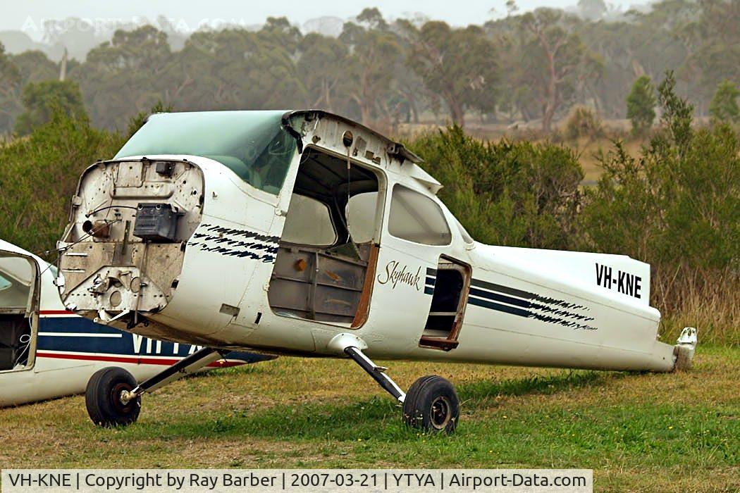 VH-KNE, Cessna 172M Skyhawk C/N 172-67245, Cessna 172P Skyhawk [172-67245] Tyabb~VH 21/03/2007 Crashed on 2004-11-10.