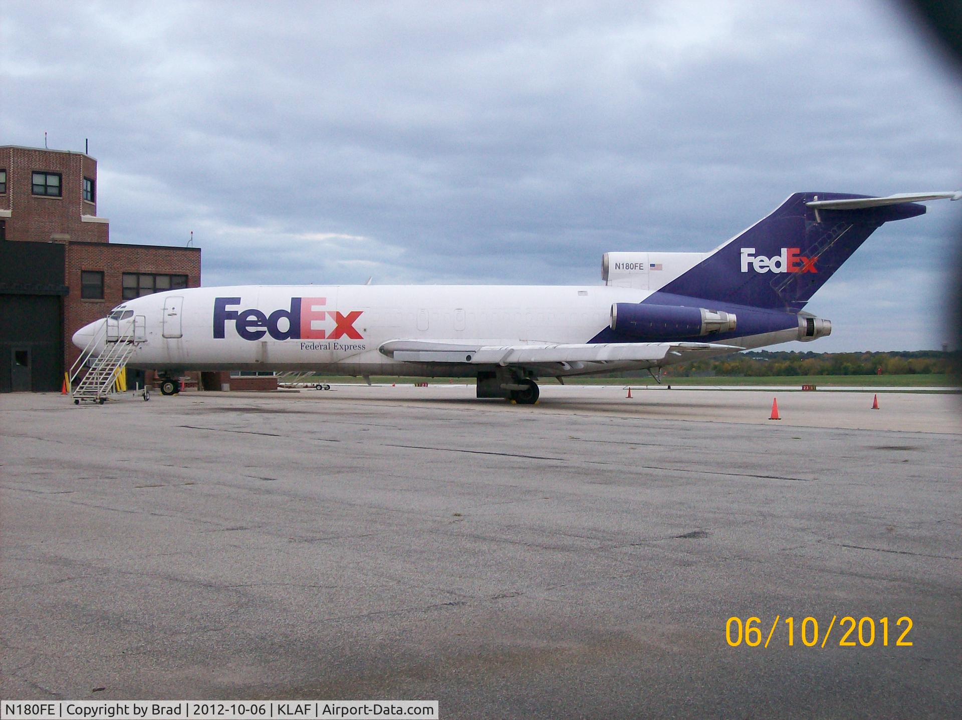 N180FE, 1966 Boeing 727-22 C/N 18867, Donated to Purdue University.  No longer flown.