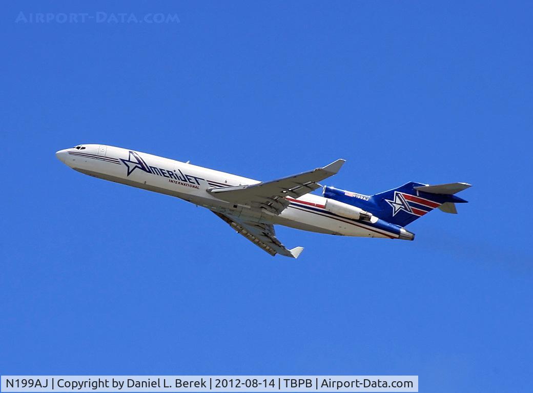 N199AJ, 1979 Boeing 727-2F9 C/N 21426, At Grantley Adams I got to see something I no longer see in the US - a non-hushkit Boeing 727 in all its glory.