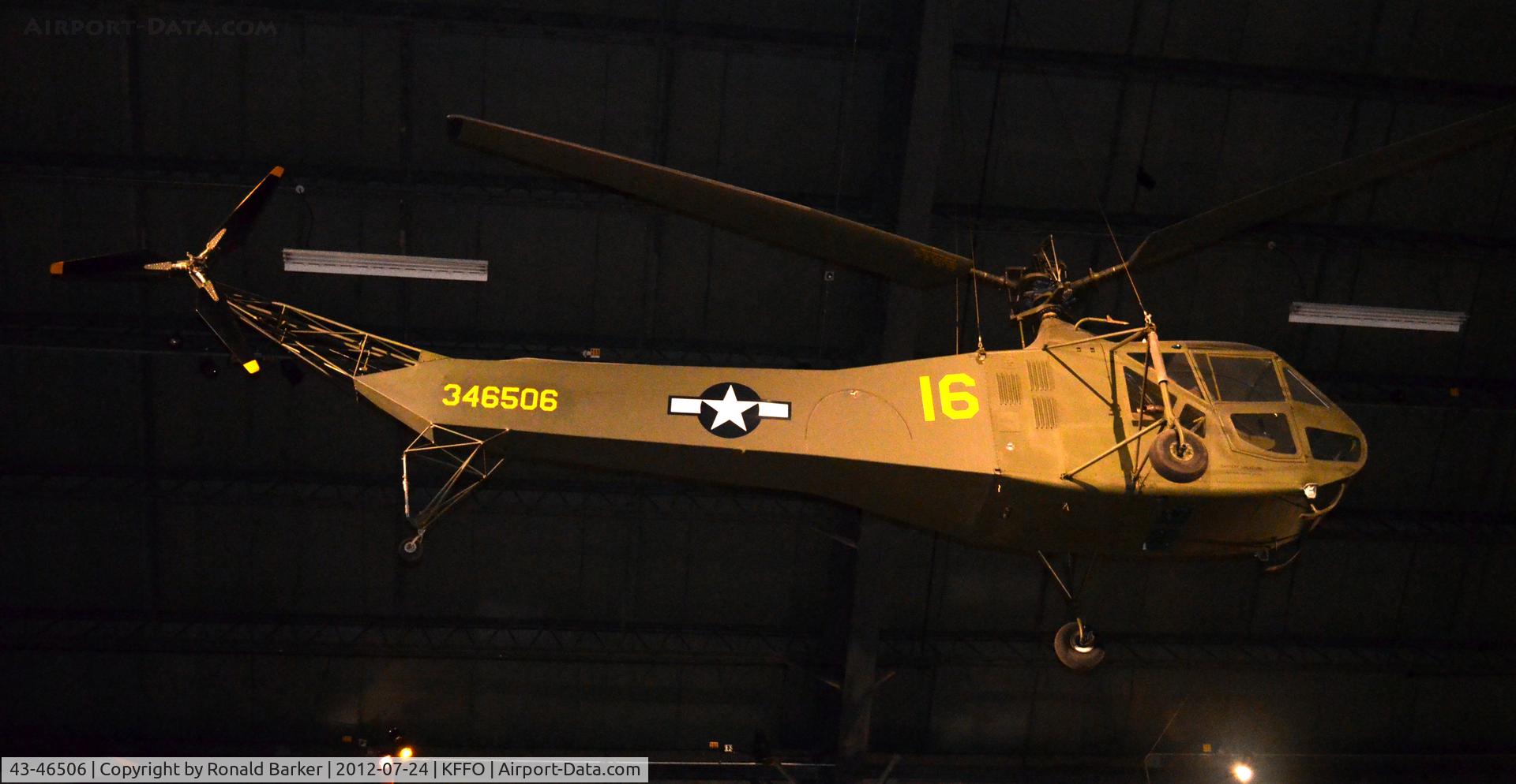 43-46506, 1943 Sikorsky R-4B Hoverfly C/N 50, AF Museum