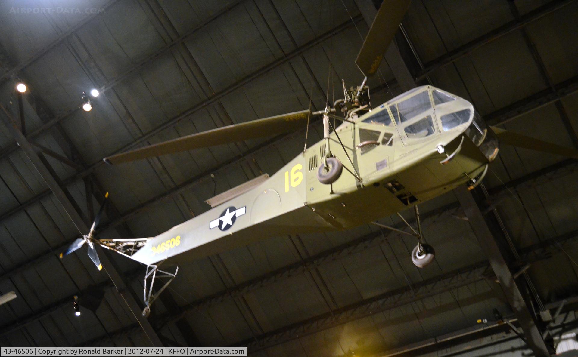 43-46506, 1943 Sikorsky R-4B Hoverfly C/N 50, AF Museum