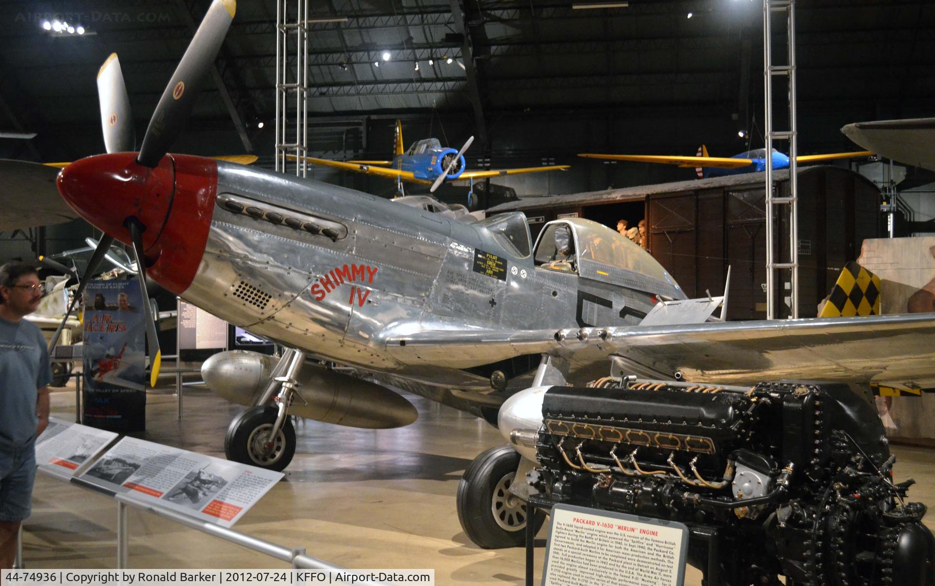 44-74936, 1944 North American P-51D-30-NA Mustang C/N 122-41476, AF Museum