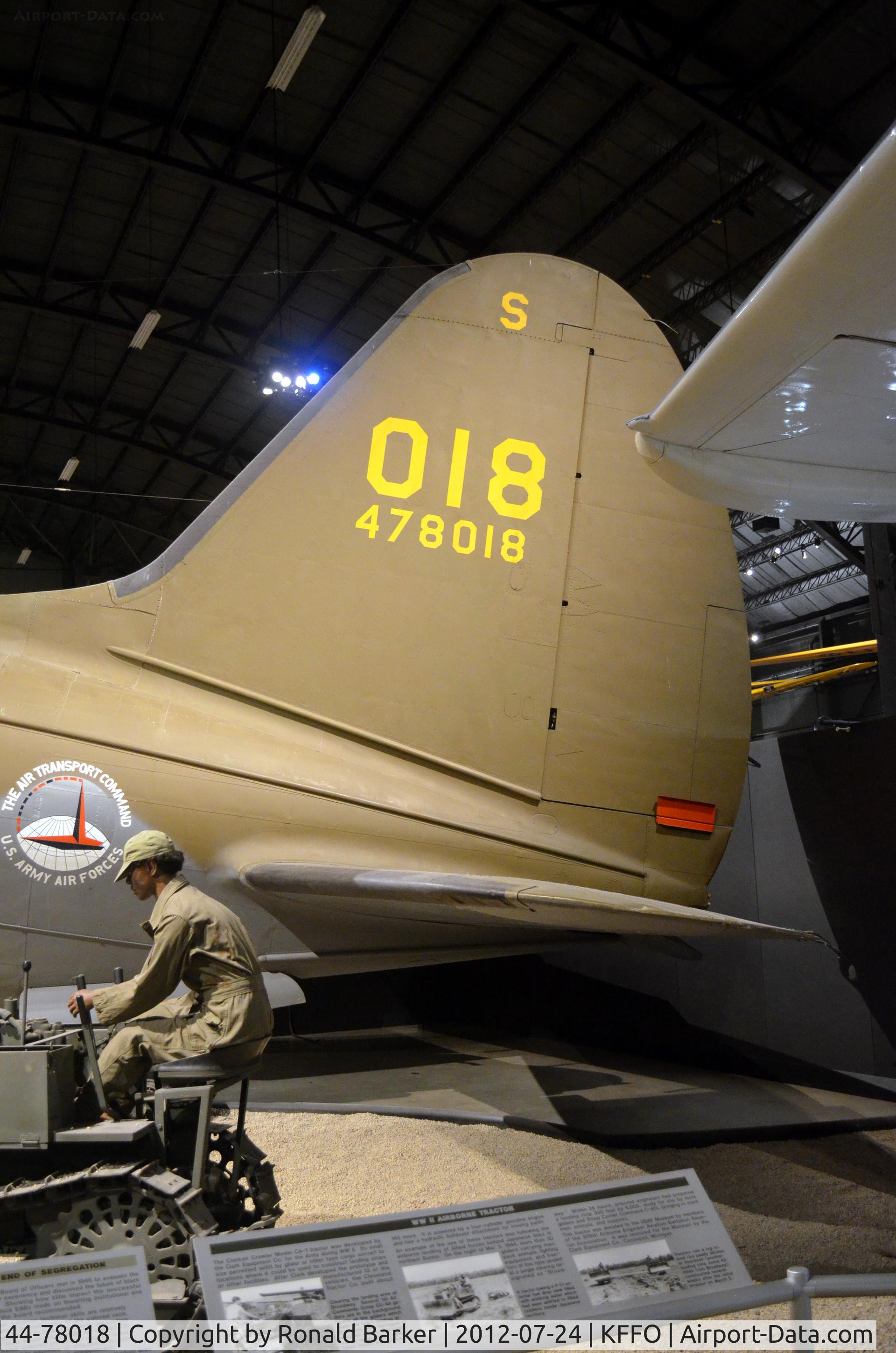 44-78018, 1944 Curtiss C-46D-15-CU Commando C/N 33414, AF Museum