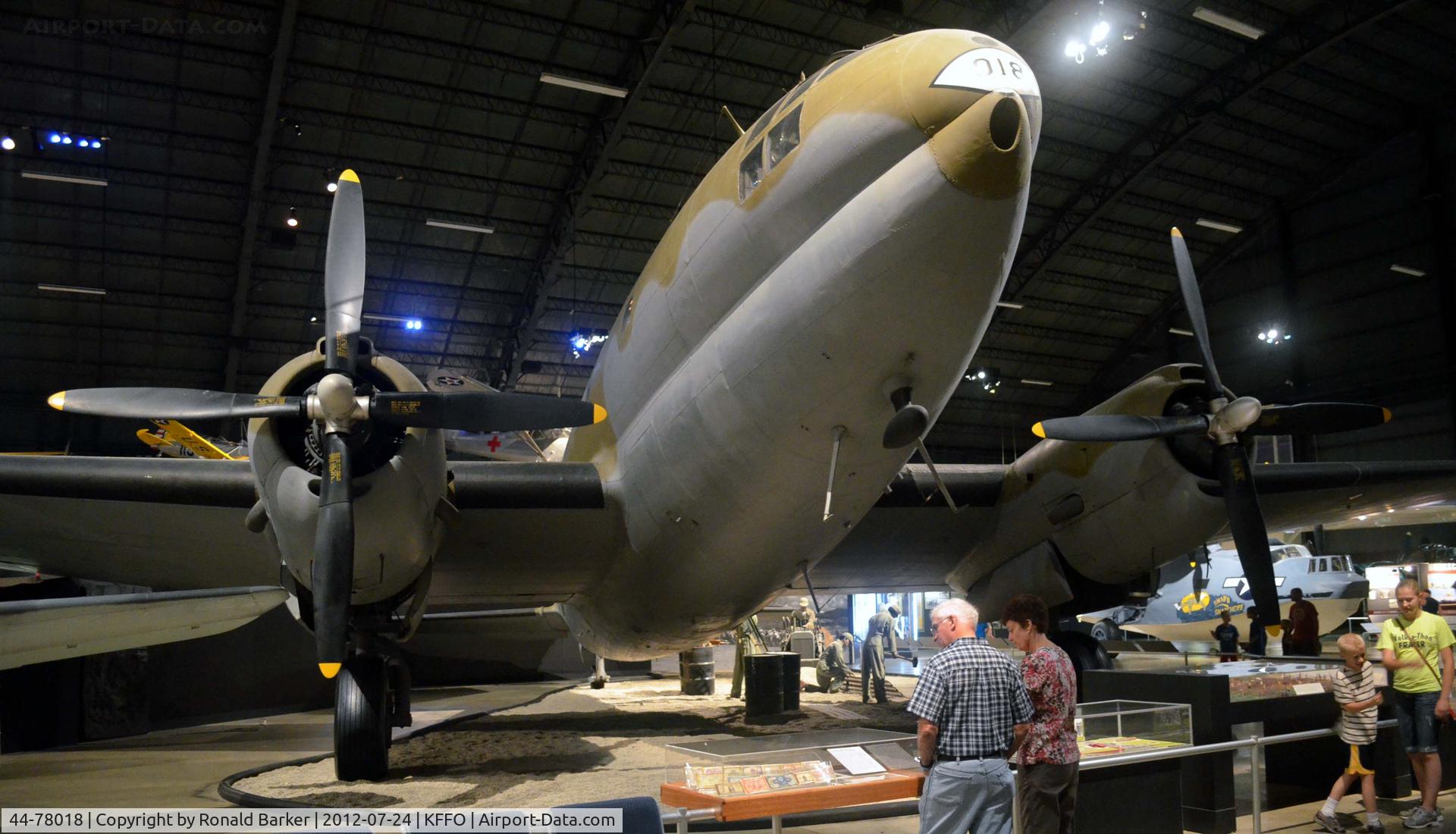 44-78018, 1944 Curtiss C-46D-15-CU Commando C/N 33414, AF Museum