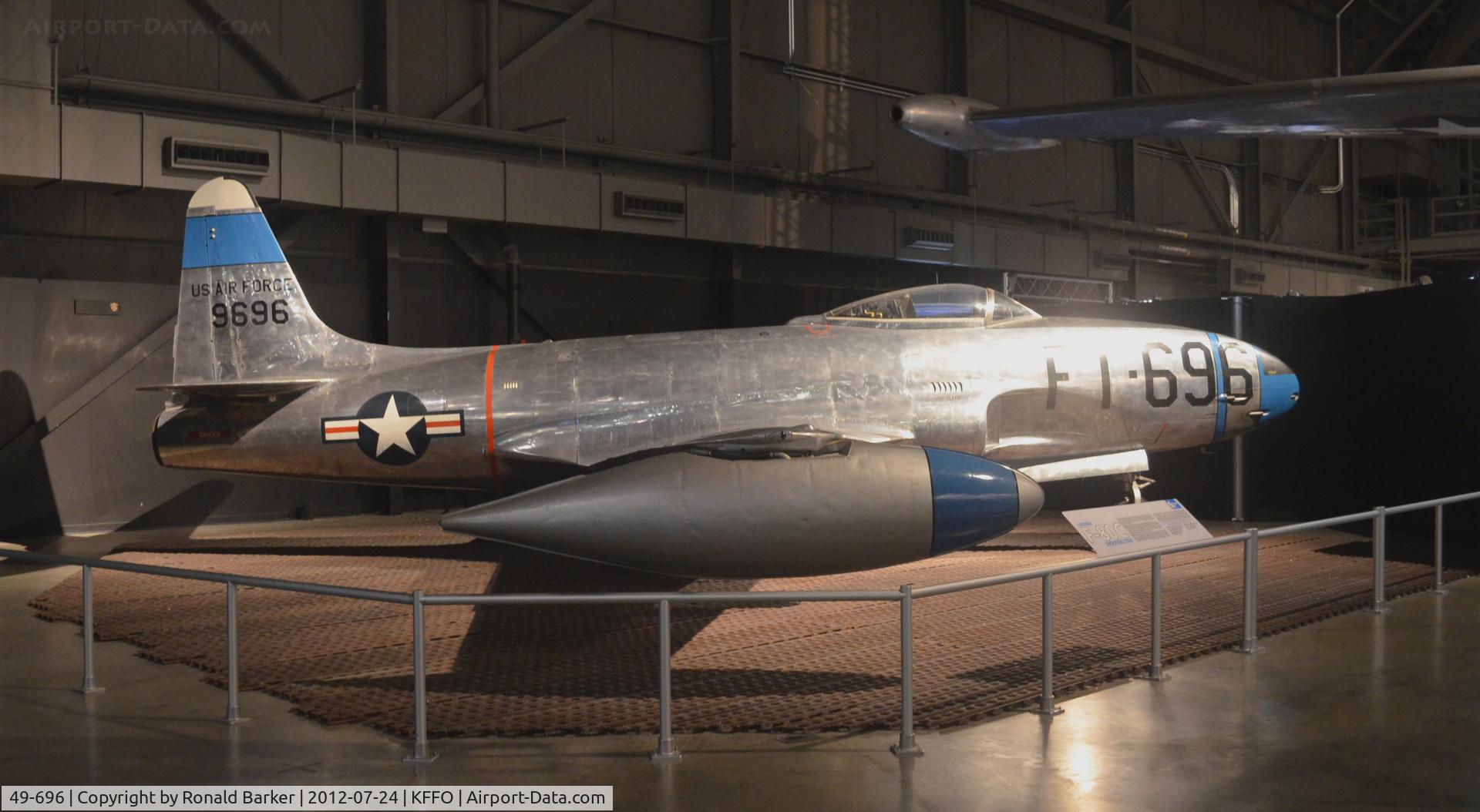 49-696, 1949 Lockheed F-80C-10-LO Shooting Star C/N 080-2340, AF Museum