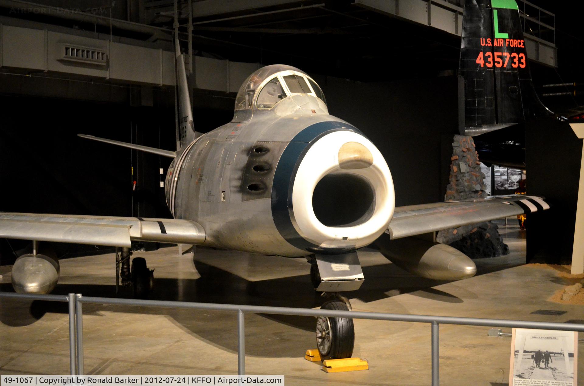 49-1067, 1949 North American F-86A-5-NA Sabre C/N 161-61, AF Museum