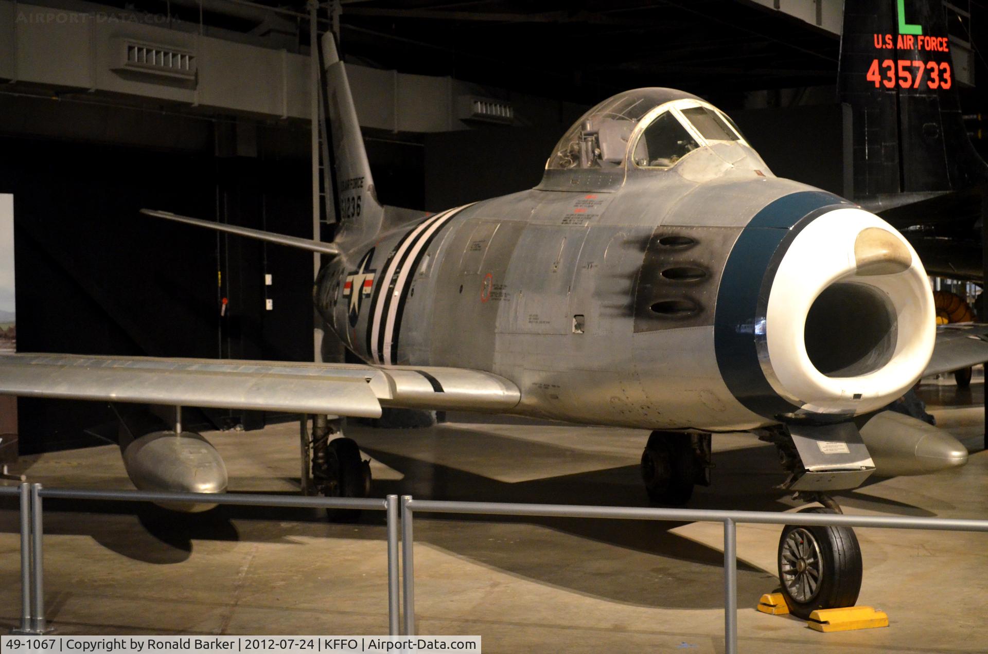 49-1067, 1949 North American F-86A-5-NA Sabre C/N 161-61, AF Museum