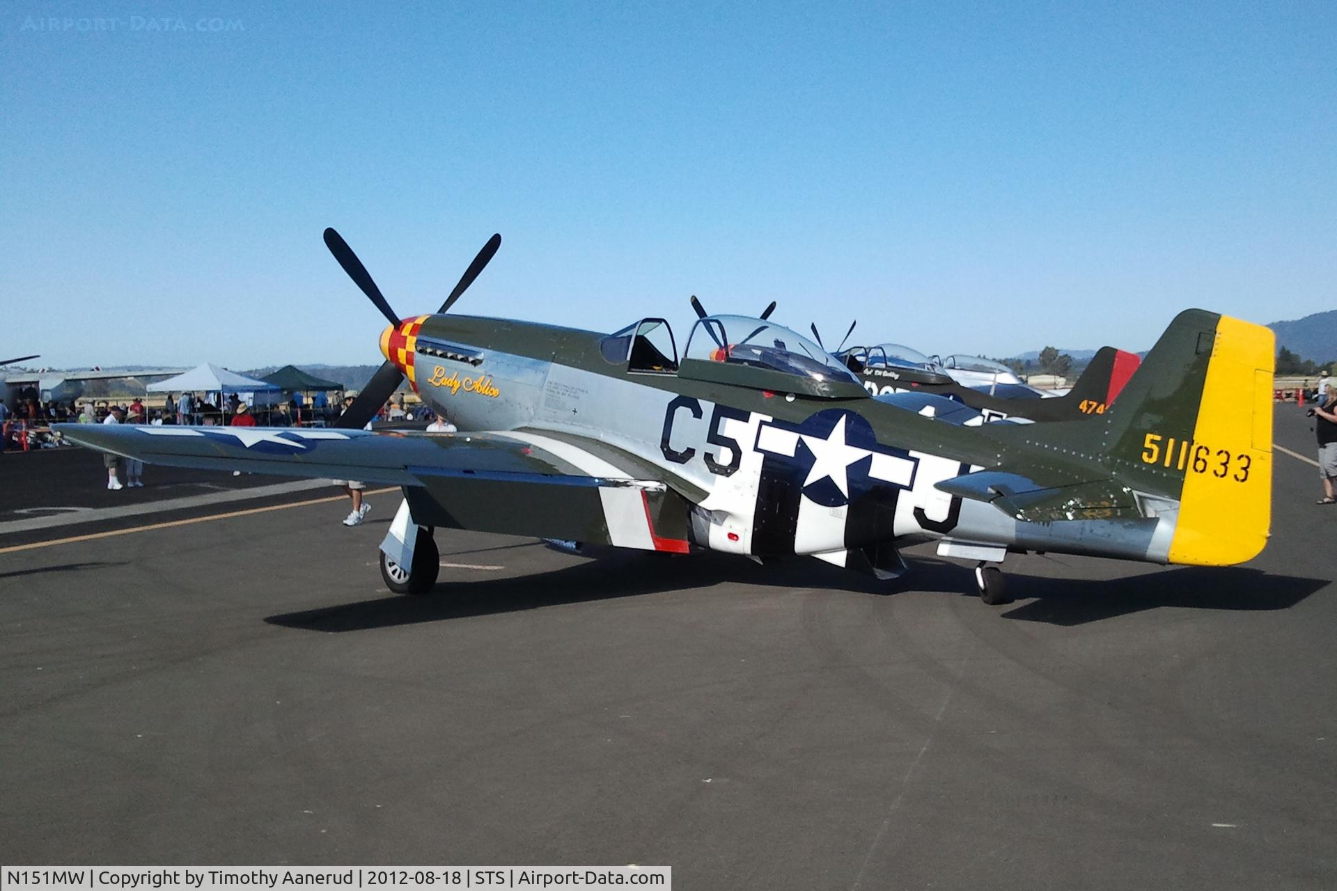 N151MW, 1945 North American P-51D Mustang C/N 124-48386, 1945 North American/aero Classics P-51D, c/n: 45-11633