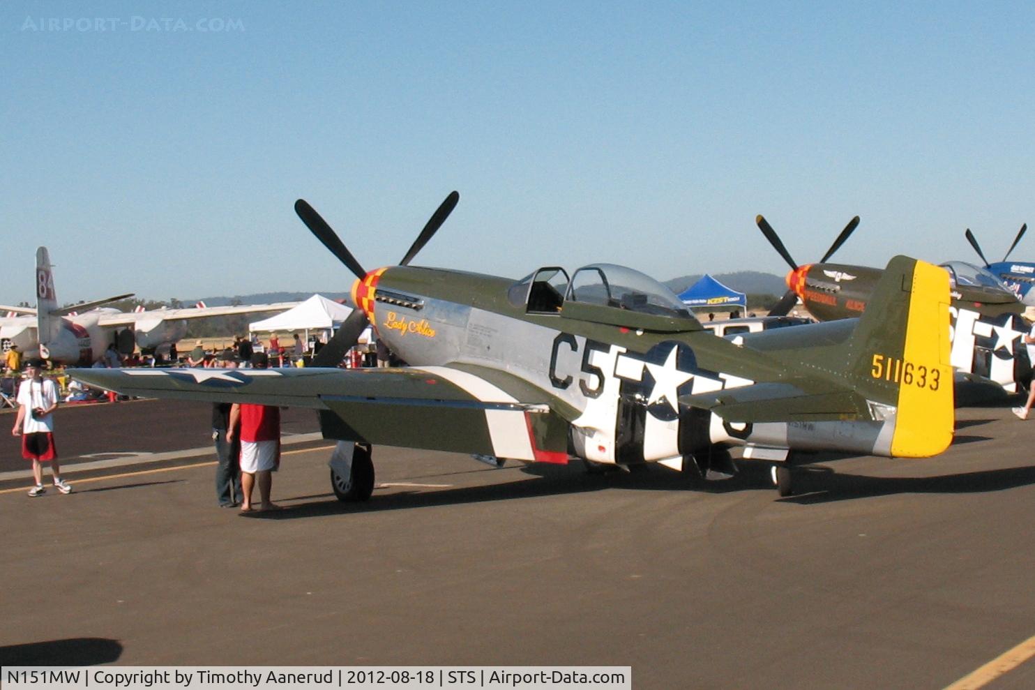 N151MW, 1945 North American P-51D Mustang C/N 124-48386, 1945 North American/aero Classics P-51D, c/n: 45-11633