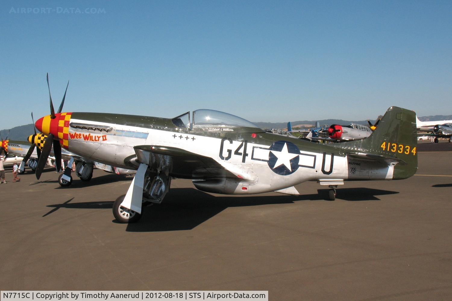 N7715C, 1944 North American P-51D C/N 44-84961A (124-44817), 1944 North American F-51D, c/n: 44-84961A