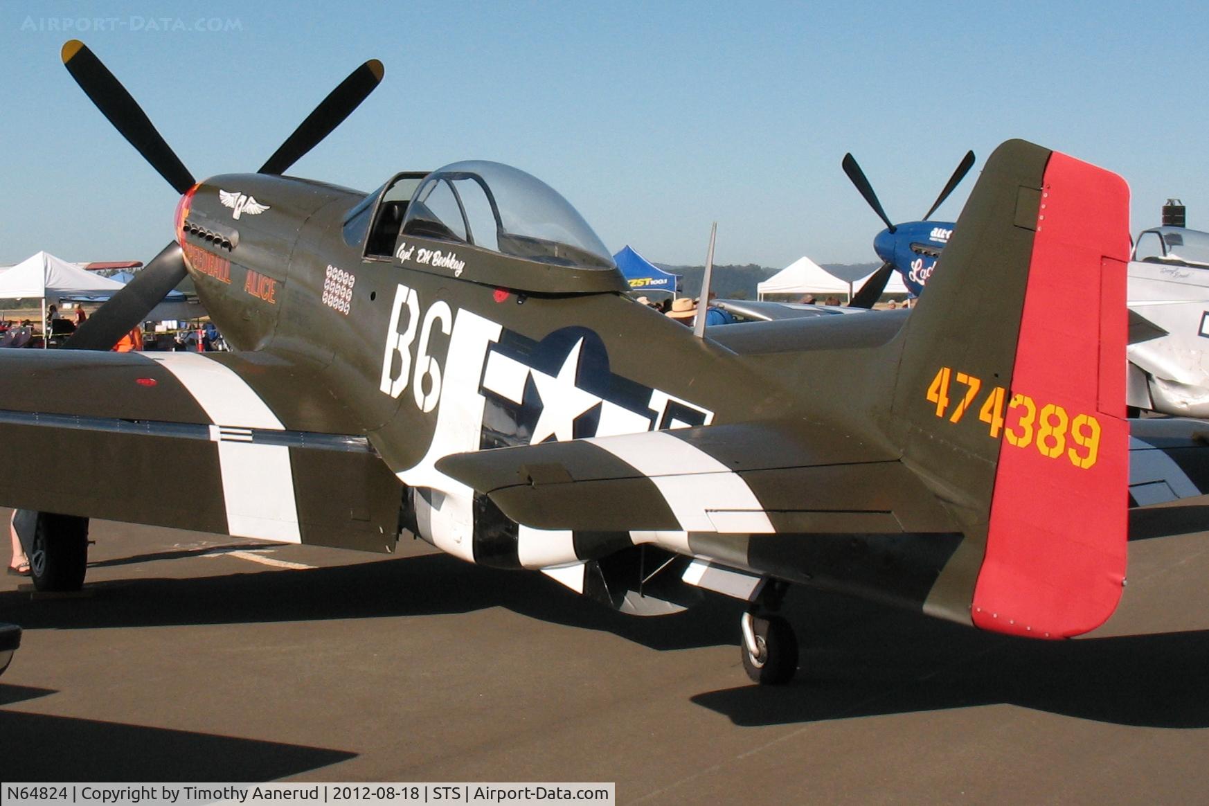 N64824, 1944 North American P-51D-30NA Mustang C/N 122-4929, 1944 North American P-51D, c/n: 44-74389